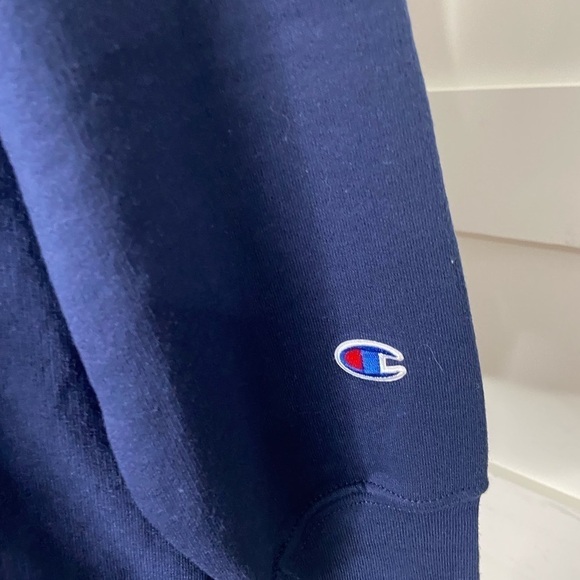 CHAMPION women’s Fleece Pullover Athletic Navy 1X - Picture 4 of 9